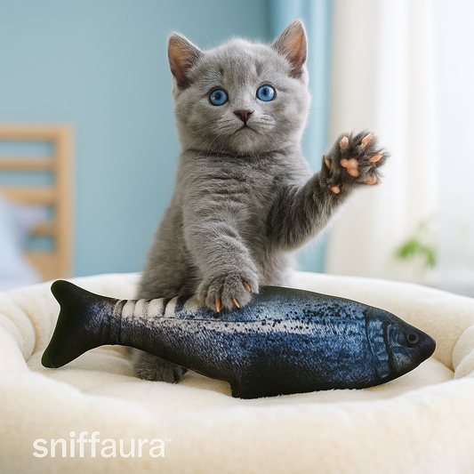 Sniffaura™ Electric Jumping Fish – No Catnip Edition